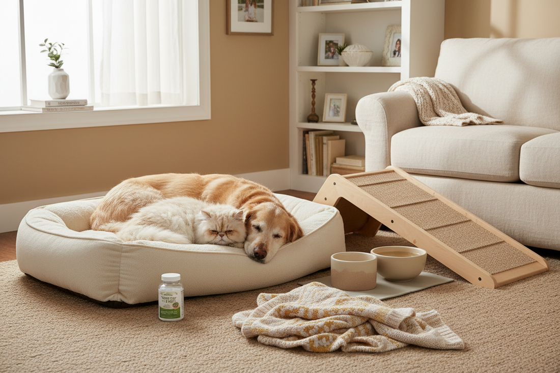 Senior Pet Comfort Guide: Using Beds & Furniture, Health Supplies, and Feeding & Watering Supplies for Better Aging Care