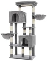 Heybly 68.1" Cat Tree with Oversized Top Platform & Wide Base, Heavy Duty Cat - Image 4