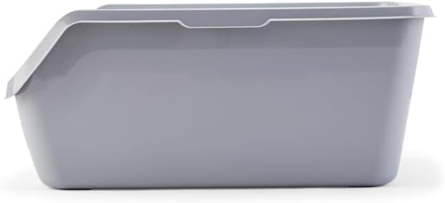 So Phresh by Petco Scatter Shield High-Back Litter Box Grey X-Large 24" L X 18" by Petco