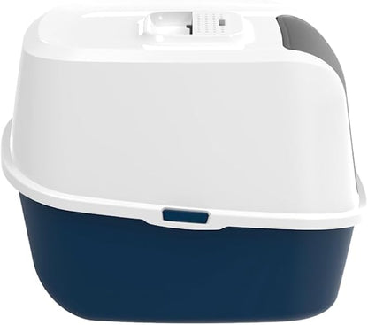 Moderna Blue Enclosed Litter Box - Image 2