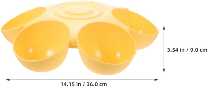 POPETPOP 2pcs Pet Feeding Bowl Sturdy Cat Water Bowl Dog Food Feeder Petal - Image 2
