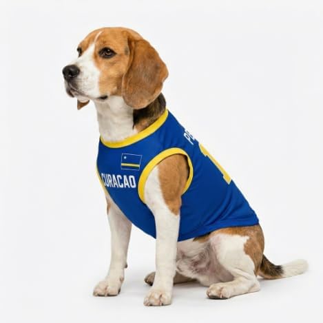 V-DECORPARKS Personalized Pet Soccer Jersey Custom Name Number Dog Cat Football - Image 2