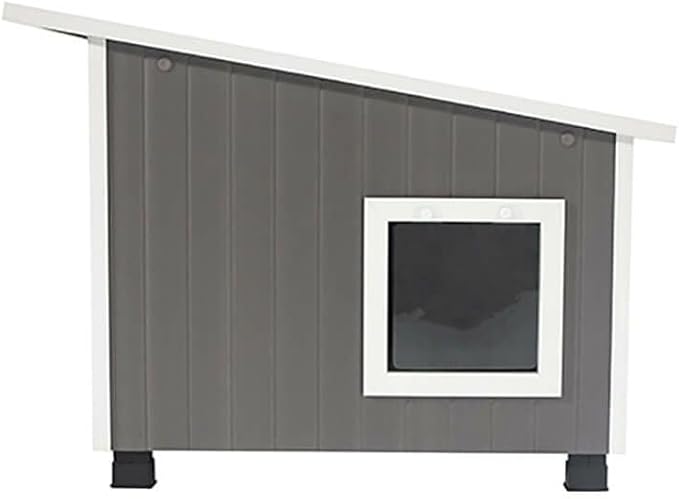 New Age Pet ECOFLEX Outdoor Cat House X-Large Weather Resistant, Raised Floor - Image 5