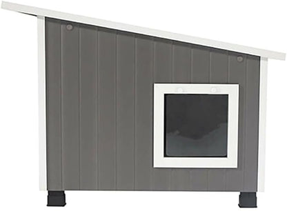 New Age Pet ECOFLEX Outdoor Cat House X-Large Weather Resistant, Raised Floor - Image 5