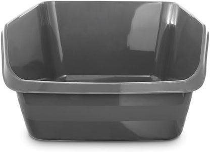 So Phresh by Petco Scatter Shield High-Back Litter Box Charcoal Large 18" L X by Petco