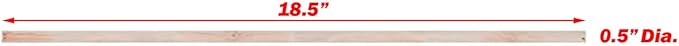 New Natural Wood Perches for Bird Cage, Many Sizes - Image 3