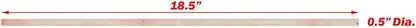 New Natural Wood Perches for Bird Cage, Many Sizes - Image 3