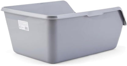 So Phresh by Petco Scatter Shield High-Back Litter Box Grey X-Large 24" L X 18" - Image 4