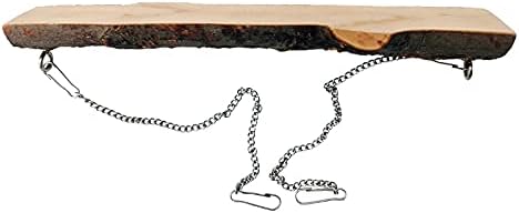 Pet Bird Swing, Parrot Cage Toys, Natural Wooden Swing Toys - Image 4