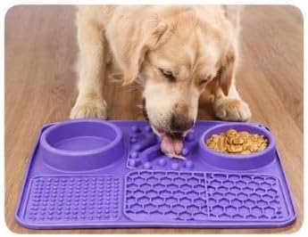 Silicone Dog Feeding Mat with Slow Feeder & Lick Pad - Image 4