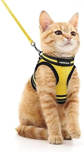 rabbitgoo Cat Harness and Leash, Step-in Escape Proof Kitten Harness Set - Image 4