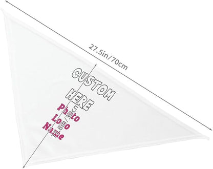 Custom Pet Scarf Dog Bandana, Personalized Triangle Bib Suitable - Image 5