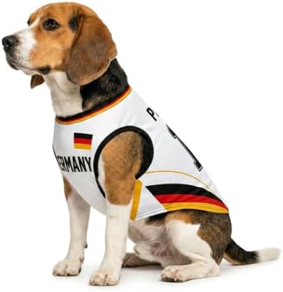 V-DECORPARKS Personalized Pet Soccer Jersey Custom Name Number Dog Cat Football - Image 3