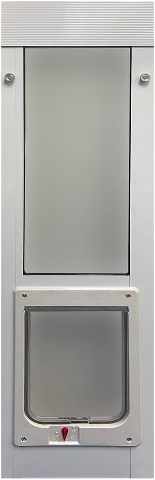 Ideal Pet Products Aluminum Vertical Sash Window Pet Door, Adjustable Sizes to by IdealPetProducts