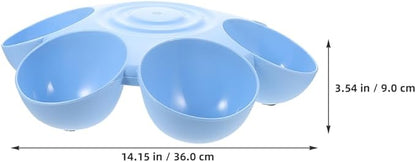 POPETPOP 2pcs Cat Food Water Bowls Plastic Dog Cat Feeder Bowls Multi- Feeder - Image 4