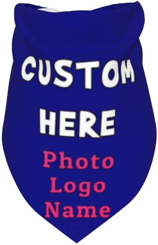 Custom Pet Scarf Dog Bandana, Personalized Triangle Bib Suitable - Image 3