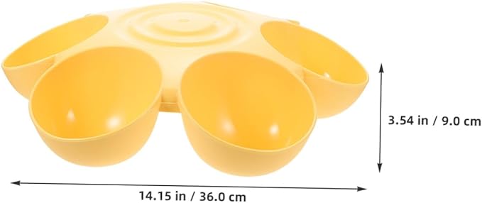 TOYANDONA 2pcs Flower Petal Shaped Pet Feeding Bowls - Image 2