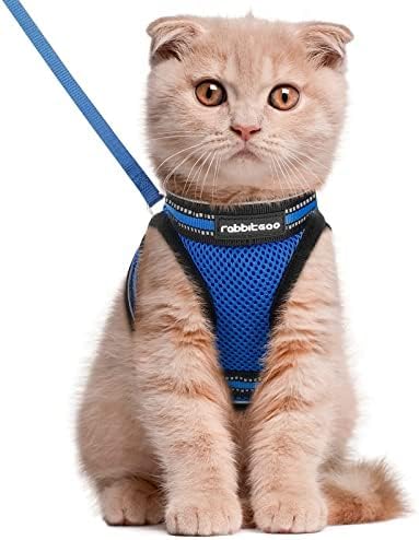 rabbitgoo Cat Harness and Leash, Step-in Escape Proof Kitten Harness Set - Image 4