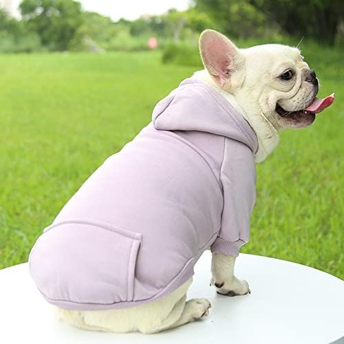 TAPBULL Dog Dresses, Fashionable Pet Dog Sweatshirt Clothes in Light Colors - Image 5