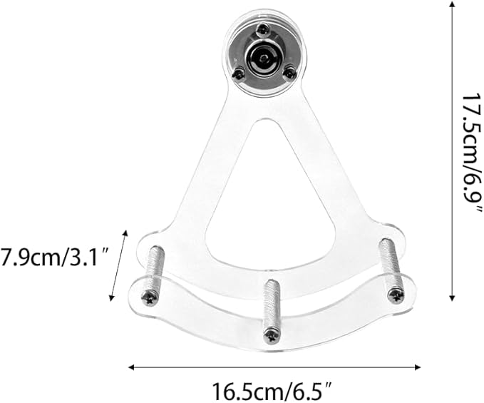 DONGKER Bird Swing Perch, Acrylic Parrot Hanging Perch Built-in Metal Bearings - Image 4