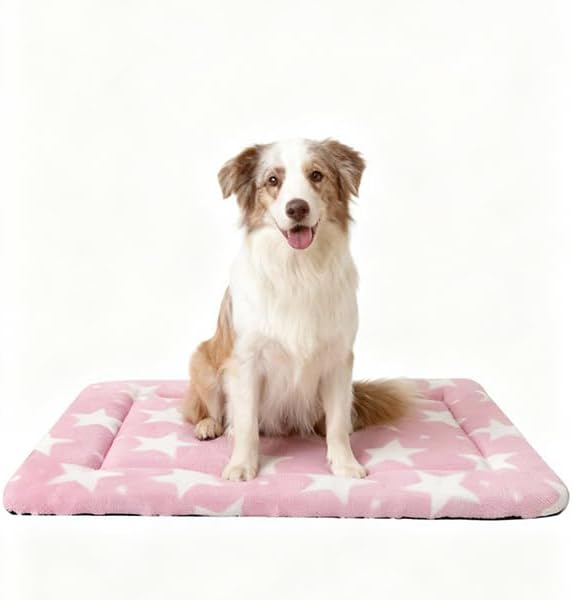 Dog Bed Mat, Reversible Crate Pad & Durable Dog Bed by FogkissComfyPawsHome