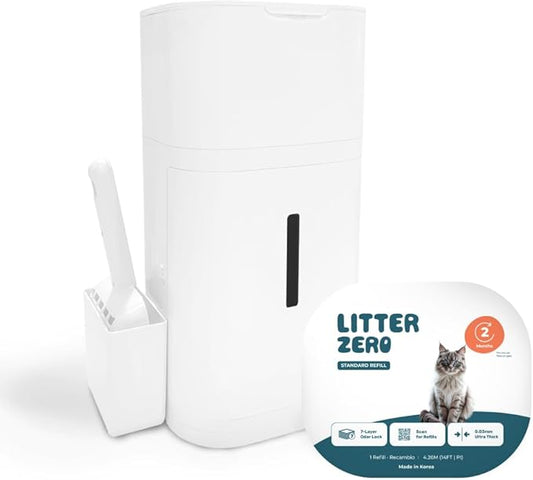 Litter Zero Premium Cat Litter Disposal System, Smart Waste Management Bin by Unknown
