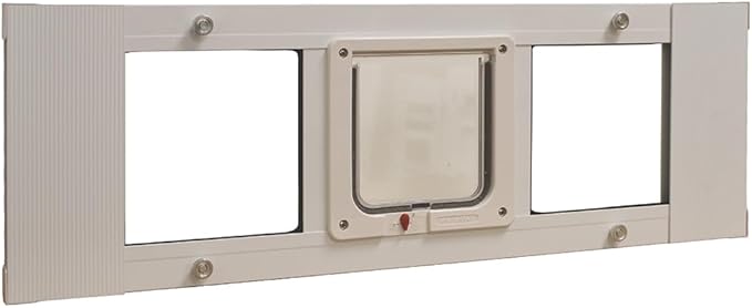 Ideal Pet Products Aluminum Sash Window Pet Door, Adjustable to Fit Window by IdealPetProducts