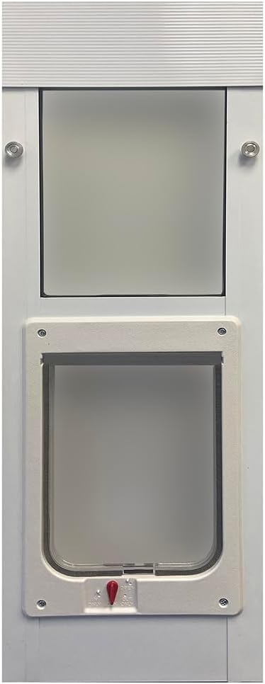 Ideal Pet Products Aluminum Vertical Sash Window Pet Door, Adjustable Sizes to by IdealPetProducts