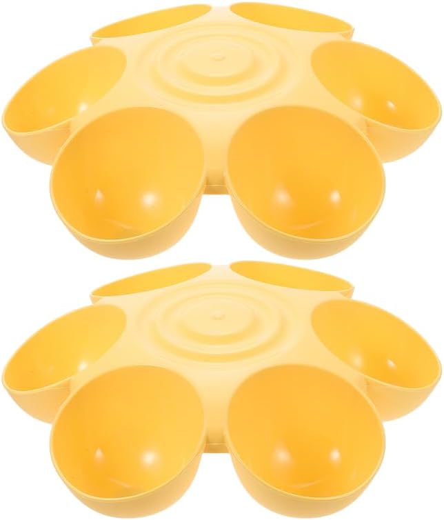 POPETPOP 2pcs Pet Feeding Bowl Sturdy Cat Water Bowl Dog Food Feeder Petal - Image 5