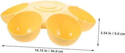 2pcs Flower Shape Pet Feeding Bowls - Image 2