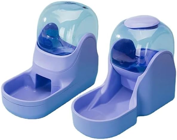 Dog & Cat Feeder + Waterer Set, Automatic Pet Feeder 2 in 1 Cat & Dog Food by PetGalaxy
