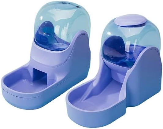 Dog & Cat Feeder + Waterer Set, Automatic Pet Feeder 2 in 1 Cat & Dog Food by PetGalaxy