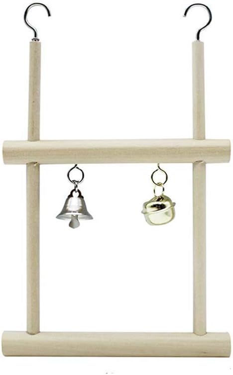 Bird Cage Swings, Natural Wood Pet Bird Swing Toys by Unknown