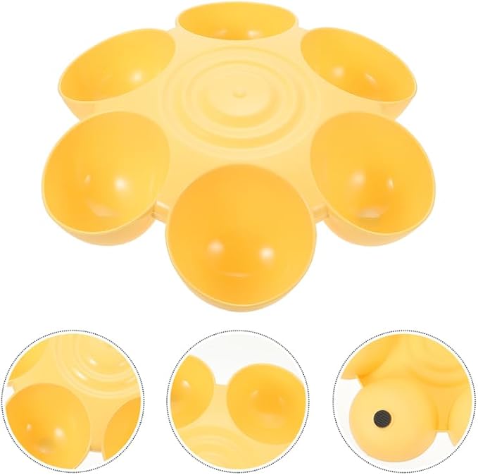 POPETPOP 2pcs Pet Feeding Bowl Sturdy Cat Water Bowl Dog Food Feeder Petal - Image 3