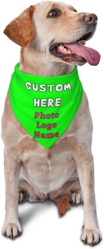 Personalized Dog Scarf Custom Pet Scarf by YURIOPF