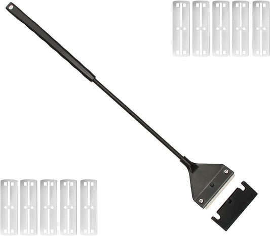 Algae Scraper for Glass Aquarium,Aquarium Razor Scraper with 10 Replaceable Blades,Aquarium Cleaning Tools.