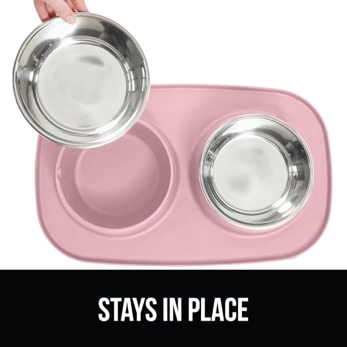 GORILLA GRIP Feeding Mat Bowl Set, 100% Waterproof BPA Free Silicone Base - Image 4