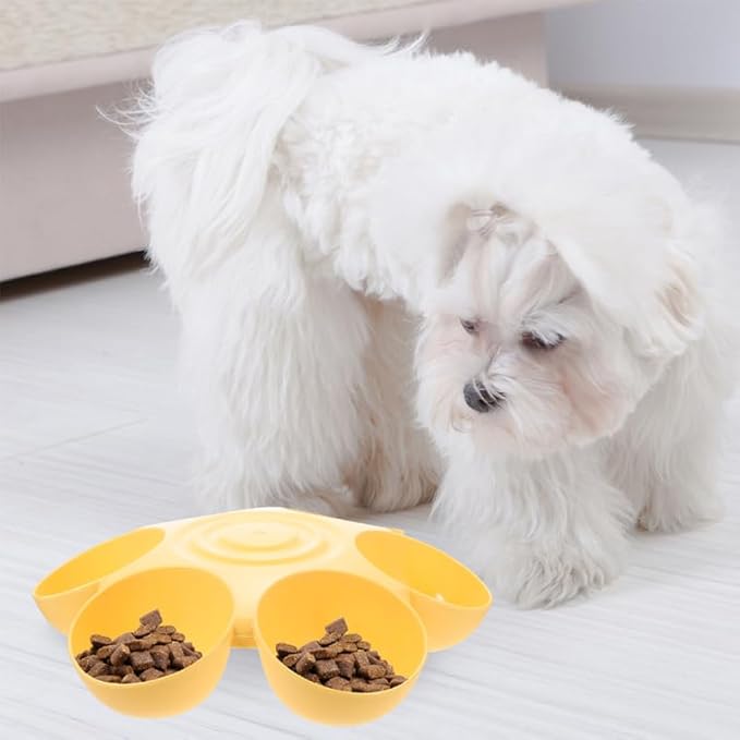 POPETPOP 2pcs Pet Feeding Bowl Sturdy Cat Water Bowl Dog Food Feeder Petal - Image 9