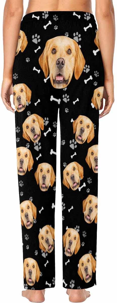 Personalized Pajama Pants for Women Custom Photo Face Printed Pajama Bottoms - Image 2