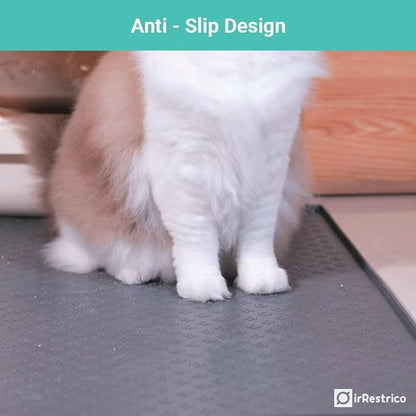 Pet Food Mat for Dogs and Cats 16"x24", Non-Slip Waterproof Silicone Feeding - Image 3