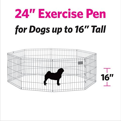 MidWest Homes for Pets 24-Inch Exercise Pen, for Indoor and Outdoor Use - Image 5