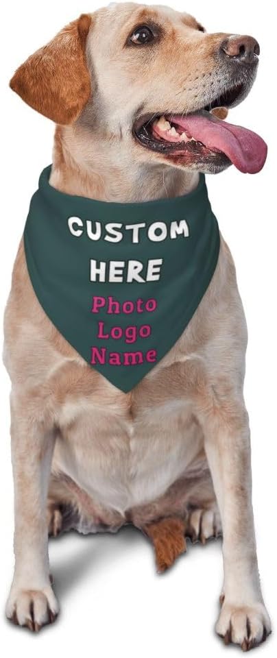 Personalized Dog Scarf Custom Pet Scarf by YURIOPF