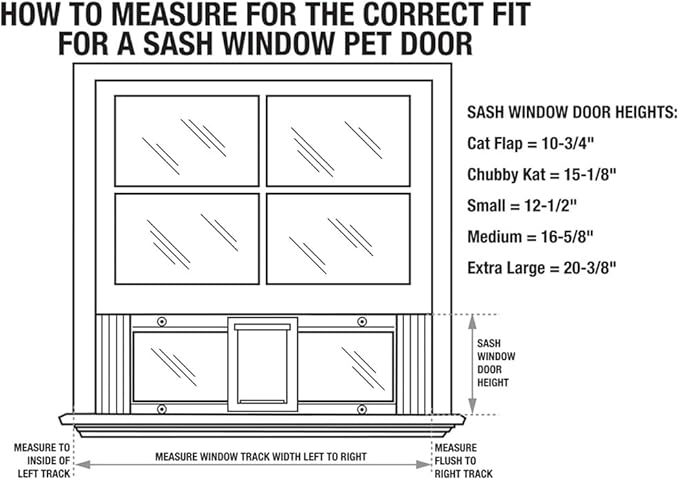 Ideal Pet Products Aluminum Sash Window Pet Door, Adjustable to Fit Window - Image 3