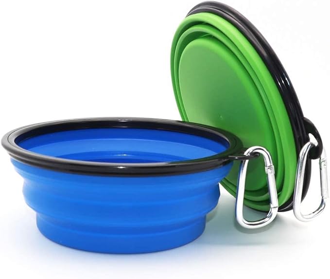 Large Dog Bowl Pet Collapsible Bowls, 2 Pack Collapsible Dog Water Bowls - Image 4
