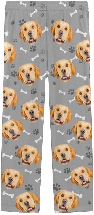 Personalized Pajama Pants for Women Custom Photo Face Printed Pajama Bottoms - Image 3