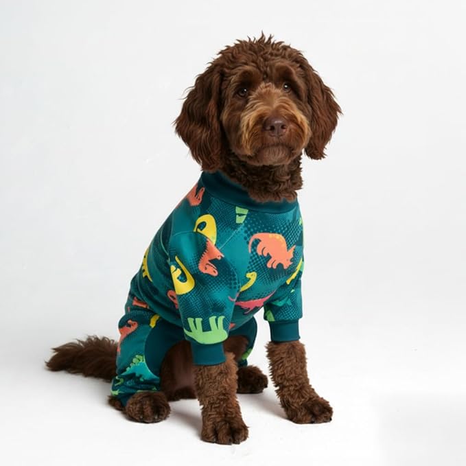 Spark Paws Dog Pajama, Dog Recovery Suit Male, Ultra-Soft and 4-Way Stretch by SparkPaws