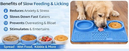 Silicone Dog Feeding Mat with Slow Feeder & Lick Pad - Image 5