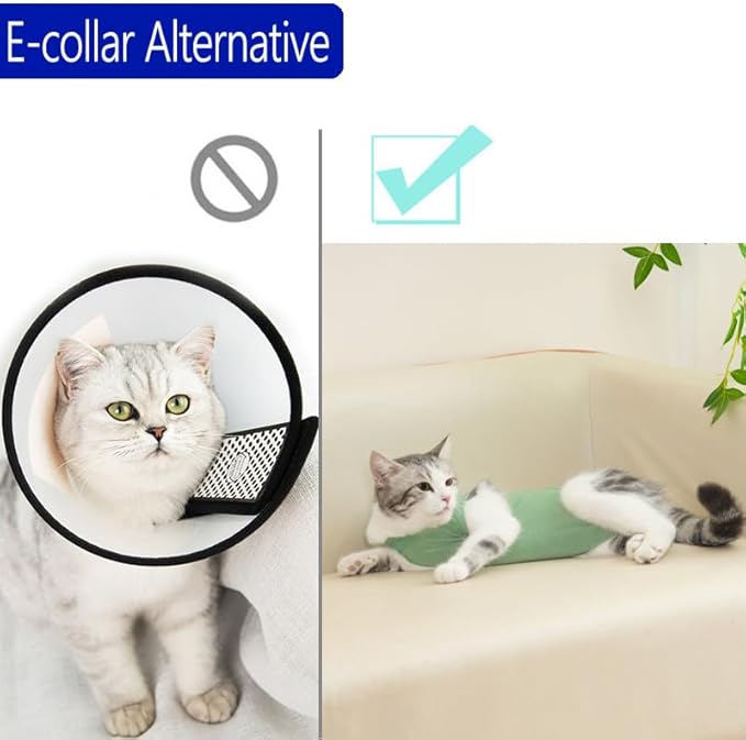 kzrfojy Cat Recovery Suit Cat Onesie - Image 3