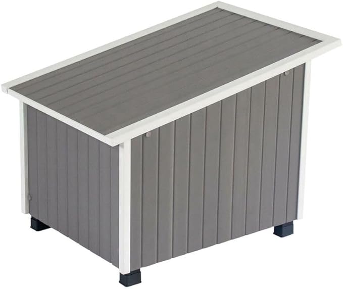 New Age Pet ECOFLEX Outdoor Cat House X-Large Weather Resistant, Raised Floor - Image 8