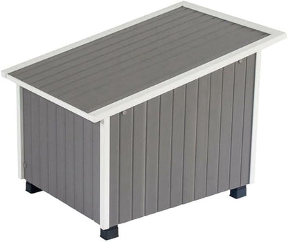 New Age Pet ECOFLEX Outdoor Cat House X-Large Weather Resistant, Raised Floor - Image 8